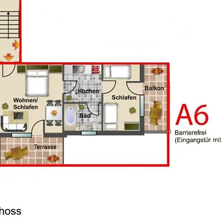 With 2 Bedrooms Дом отдыха Менценшванд